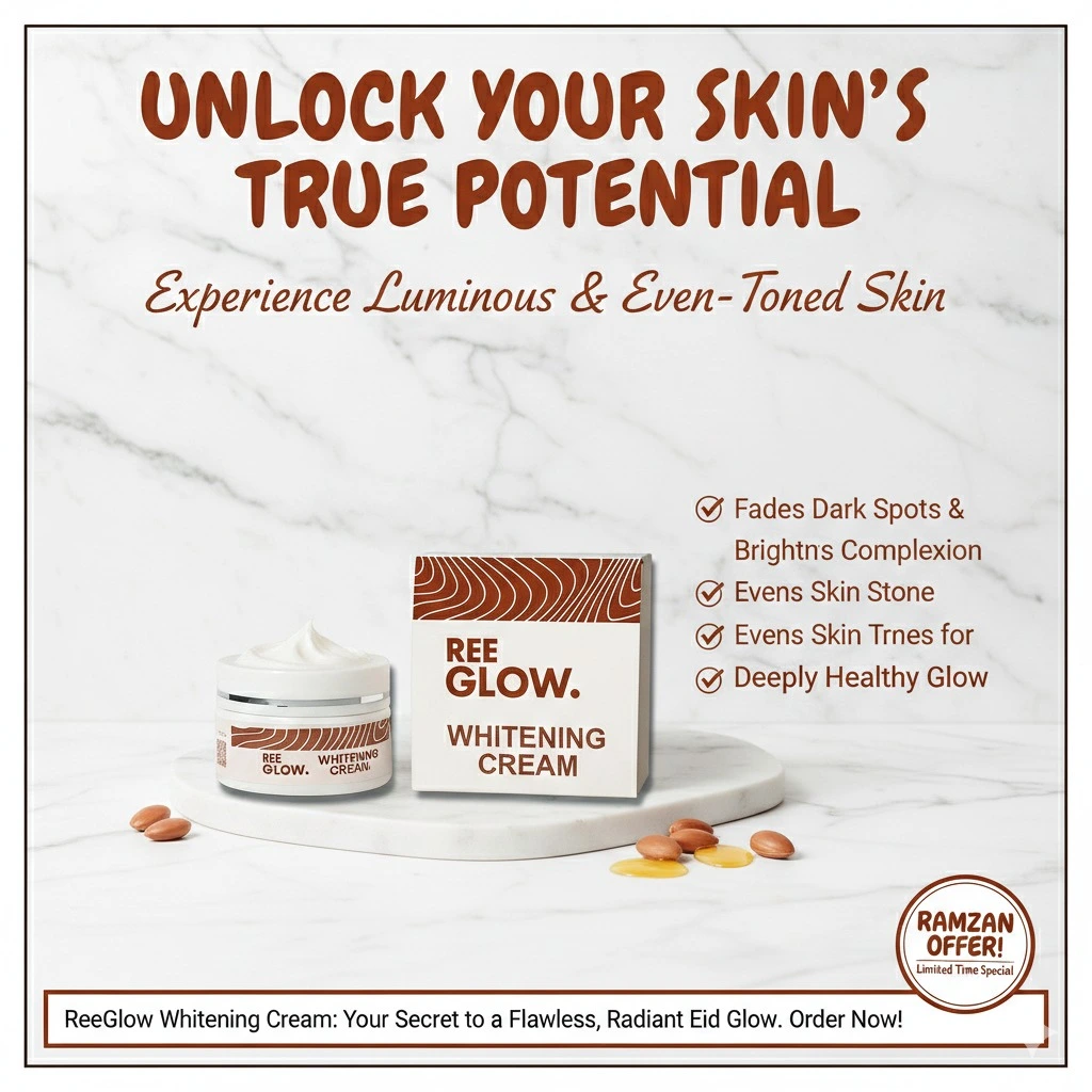 ReeGlow Whitening Cream – For All Skin Types (30ml) - Image 2