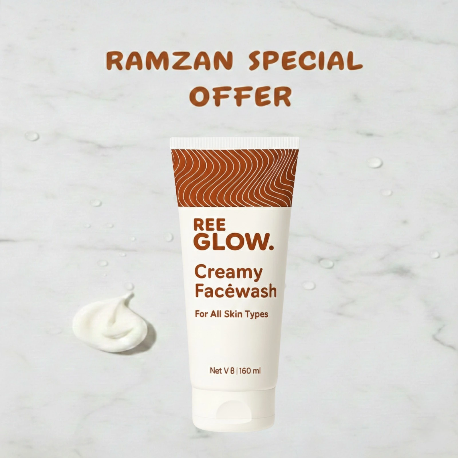 Reeglow Creamy Facewash – For All Skin Types (100ml) - Image 2